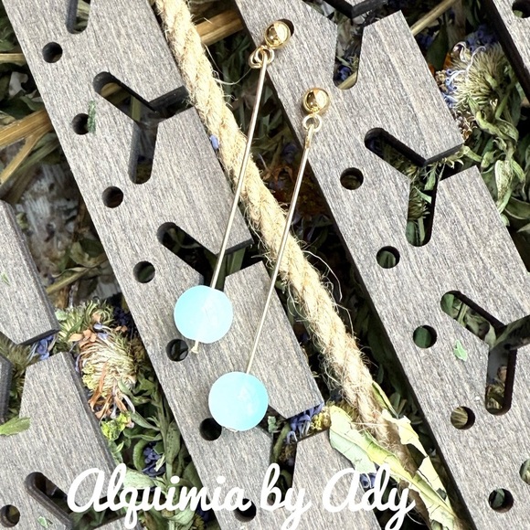 Alquimia Blue  Dangle Earrings - Picture 1 of 1